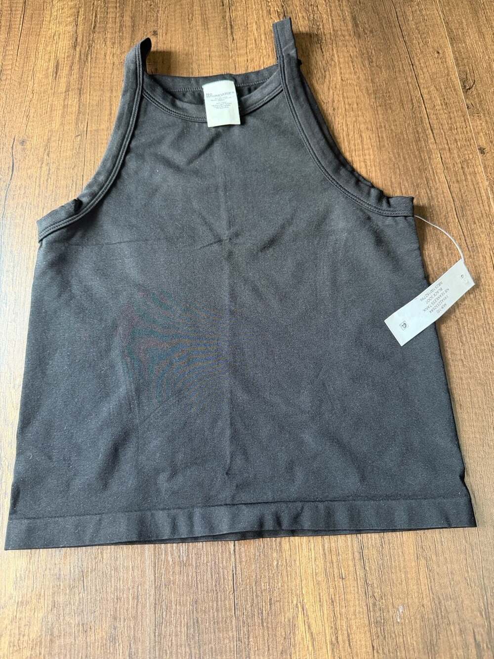 No Boundaries Seamless Tank Size M(8-10) Black Soot New With Tags